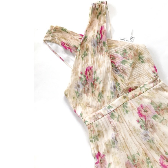 Ted Baker Amerah Cross Front Pleated Midi Dress Sz 6 NWT - Picture 10 of 11